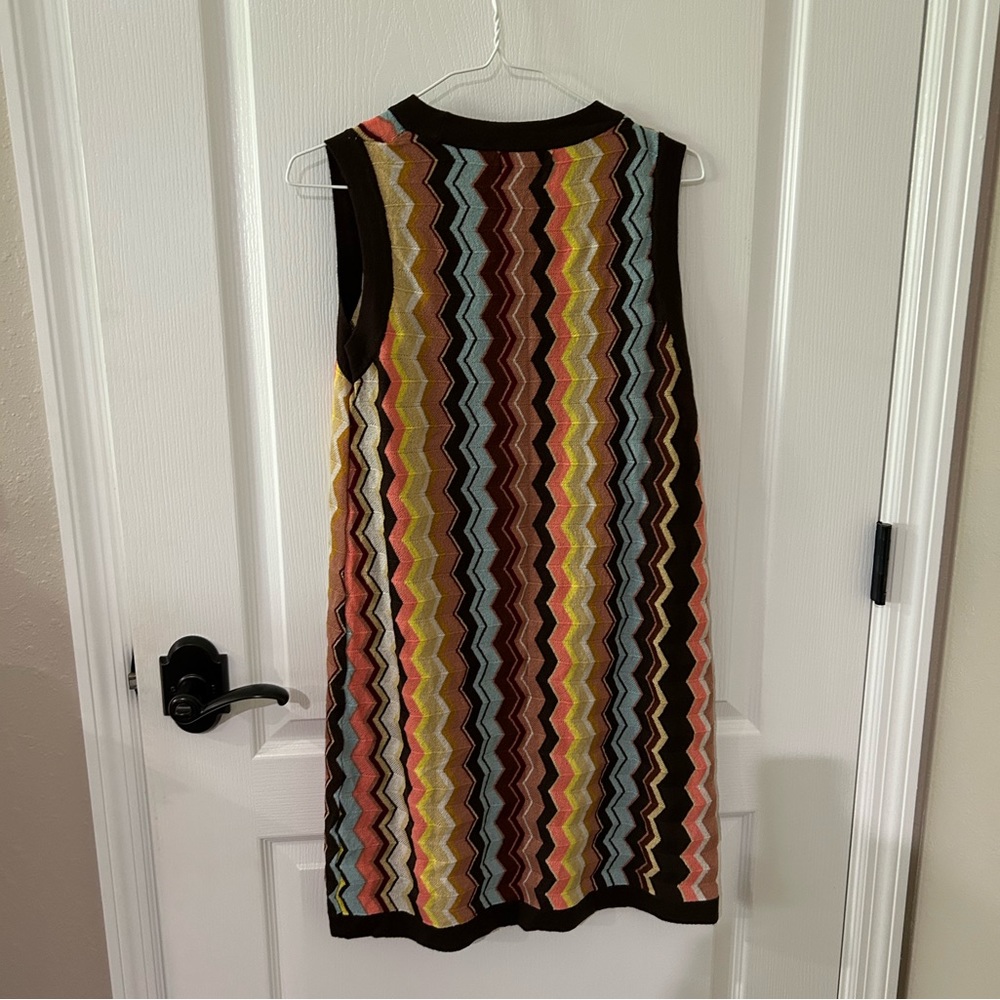 Missoni Chevron Zig Zag Patterned Sleeveless Shea… - image 5